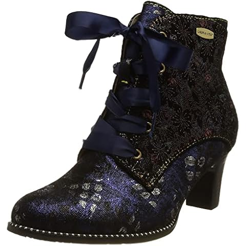 Laura Vita Women's Elcodieo 01 Ankle Boot, Blue, 6.5 UK Cover
