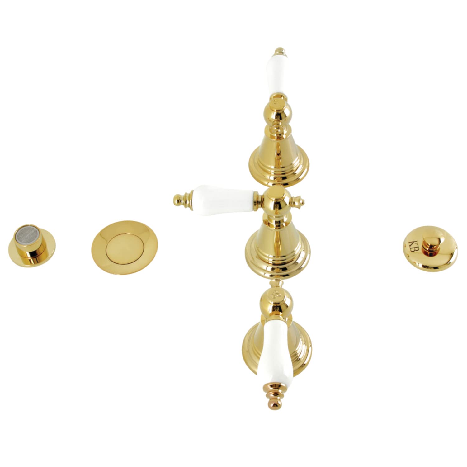 Robinet de bidet Kingston Brass KB322PL pour régler précisément l'eau chaude