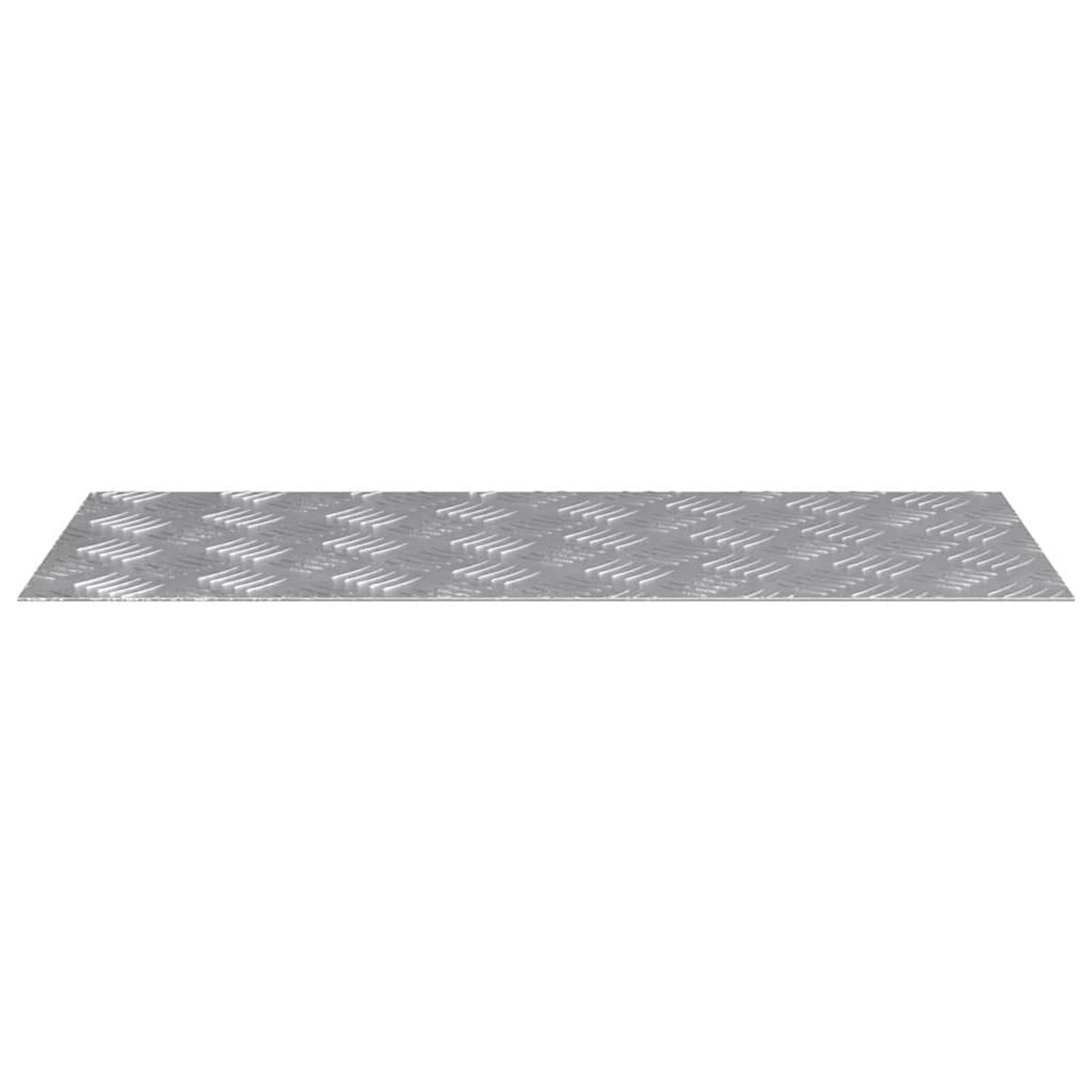 Chapa estriada de aluminio, 2 unidades, 70 x 30 cm, antideslizante y duradera, para interior y exterior, oficina, casa, jardín