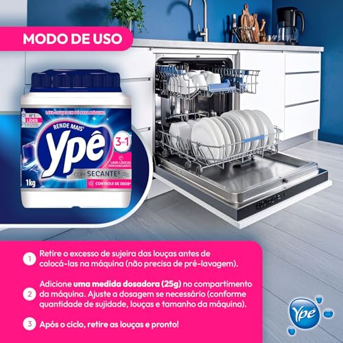 Ypê Detergente em Pó para Máquina 1Kg #4