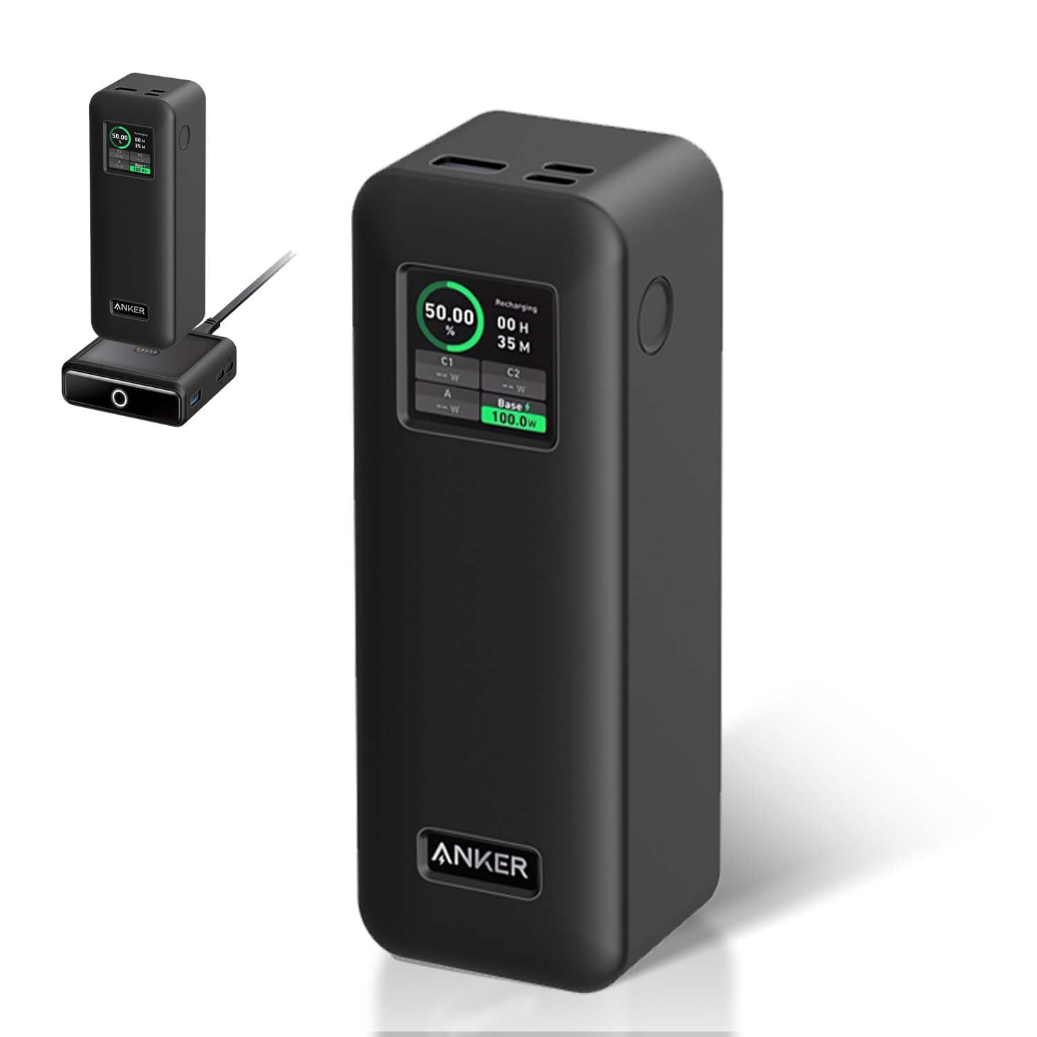 Case Cover for Anker Prime Power Bank 27,650mAh 250W, Full-Body Protective Cover for Anker Prime Power Bank,Drop-Proof,Scratch-Proof,Shock-Proof,Black