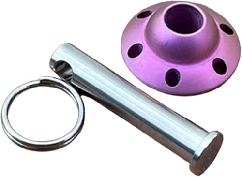 Miniatura 2 de Titanio Platillo Forma Paracord Cuentas y Charms Cordón Cuentas Colgante Cremallera Tirador 550 Paracord EDC