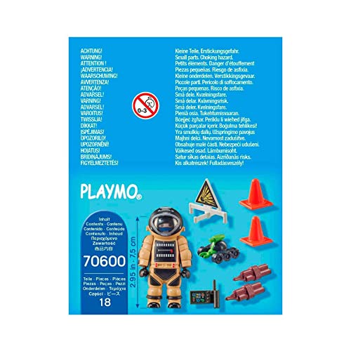 Figurine Démineur Playmobil La Boîte Avec Accessoires Inclus - vue 7