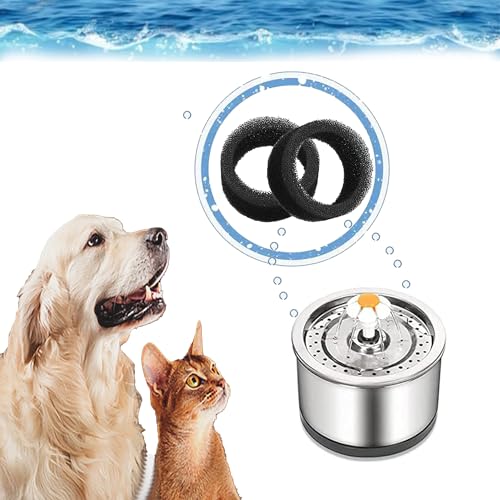 Filtros redondos para fuente de agua de gato 8 unidades miniatura 5