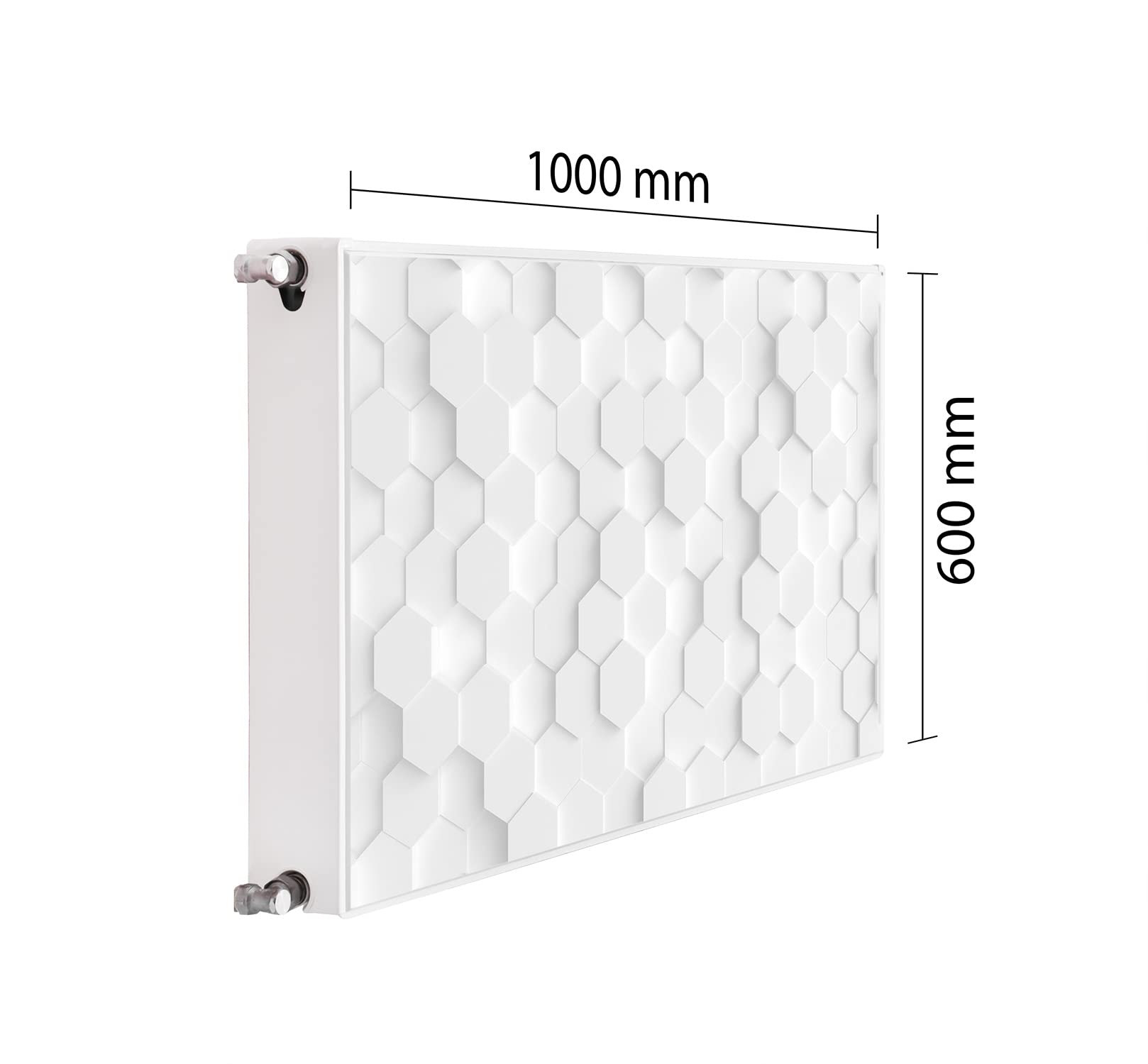 DarHaus Magnet Heizkörperverkleidung Heizkörperabdeckung Heizung Schutz, 60x60 Motiv Holz