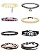 FIBO STEEL 15-16 Pcs Braided Leather Bracelets for Men Women Woven Cuff Bracelet Adjustable,FS