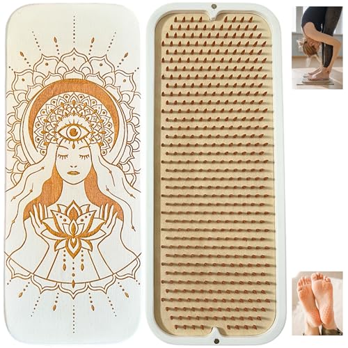 Planche à ongles en cuivre Sadhu Board TENGRY, le cadeau de yoga idéal pour massage d'acupression