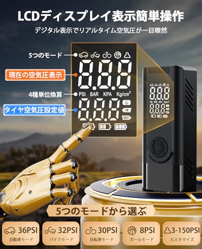ZGZUXO ZGZUXO 電動空気入れ5642 の商品画像 3