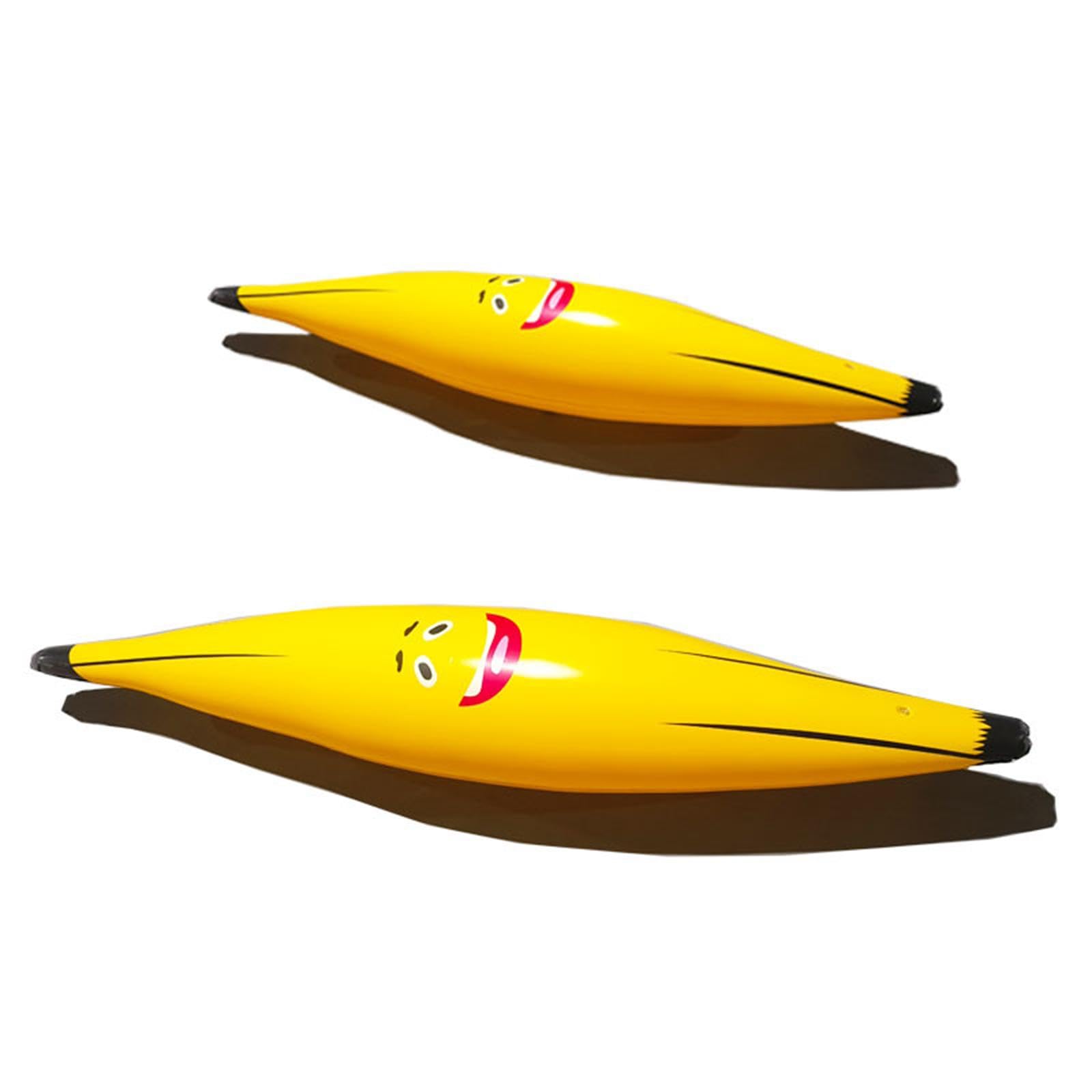 Gonflable Raft Piscine Lounger Banane Lit Gonflable PVC Facile à Gonfler Résistant Adapté pour Relaxation Baignade 183cm