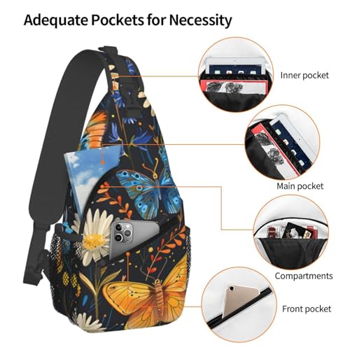 Bolso cruzado artístico para mujer y hombre miniatura 4