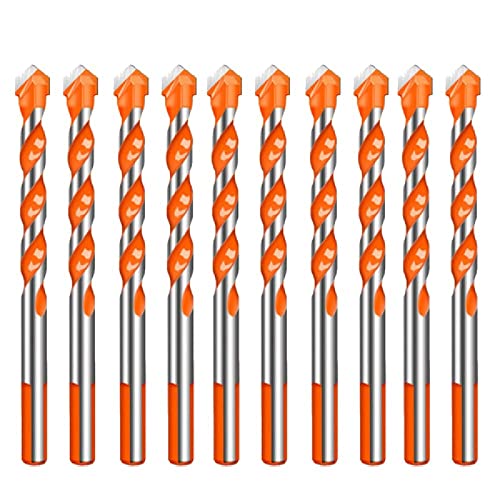 Juego de 10 brocas triangulares 6 mm para taladro eléctrico miniatura 1