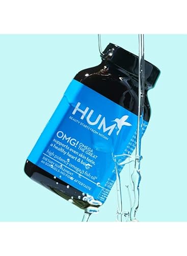 Hum Omg! Omega The Great - Omega 3 Supplement For Brain + Heart Health - Dha, Epa + Vitamin E Softgels That Even Skin Tone - Fish Oil For Daily Dose Of Omega-3 Fatty Acids (60 Count) #TOP6