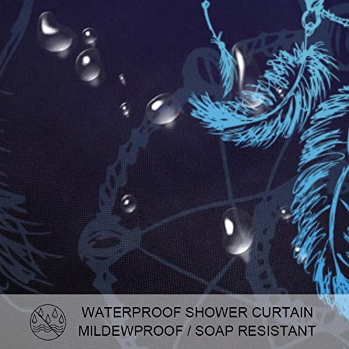 Rideau de douche attrape-rêves anti-odeur pour baignoire 60x72 - 4