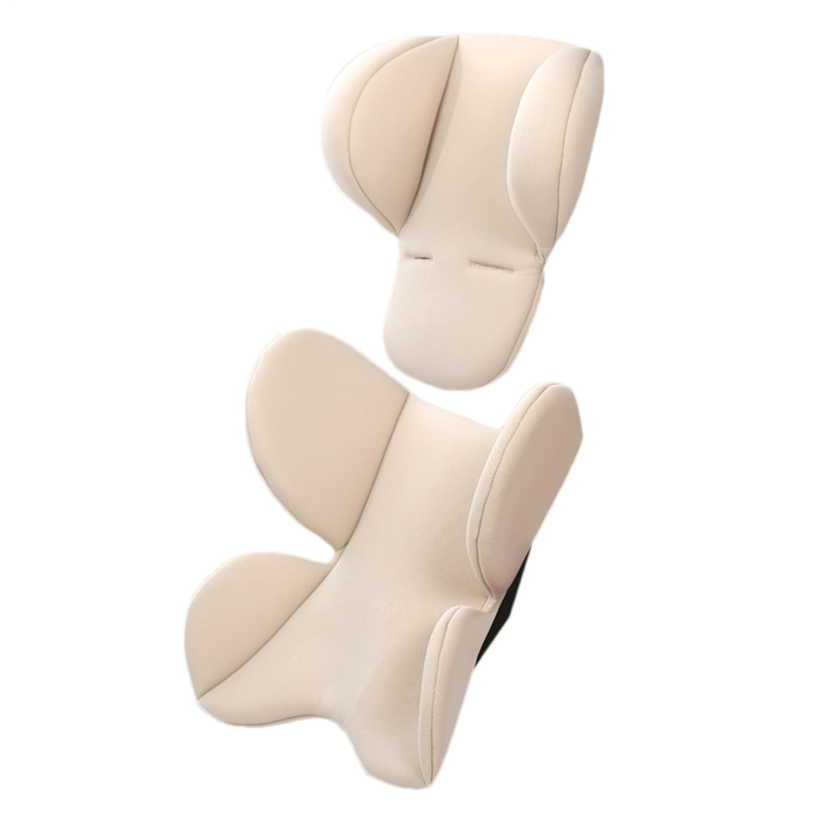 Moreeulsi Car Seat Insert Newborns Stroller Cushion Insert, Baby Cozy Sleeping Head and Body Support Cushion, Baby Stroller Seat Cushion Car Seat Support Pillow Cushion for Pushchair High Chair