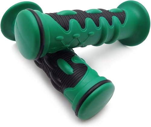 Miniatura 5 de HTTMT - Puños verdes grabados estilo gel rojo compatibles con ATV Quad BOMBARDIER Jet SKI Recon Rincon Brute Force Prairie ATV Bruin Grizzly Kodiak