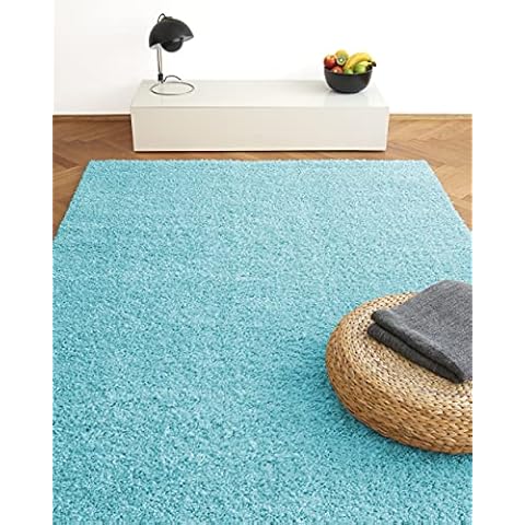 floor factory Alfombra Moderna Colors Azul Turquesa Cover