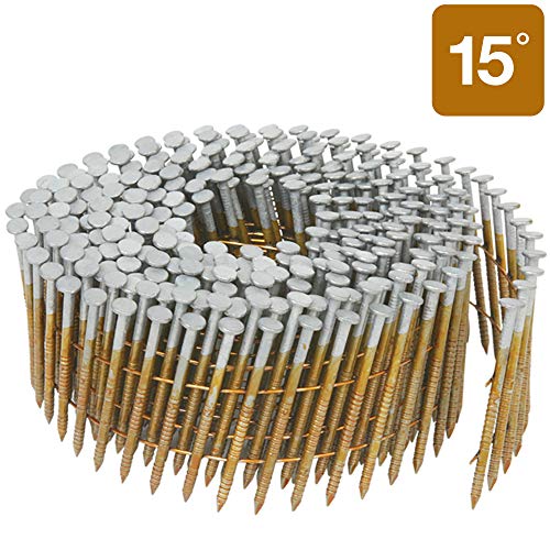 Metabo HPT Siding Nails, 1-1/4-Inch x .092-Inch, Collated Wire Coil, Full RoundHead, Ring
