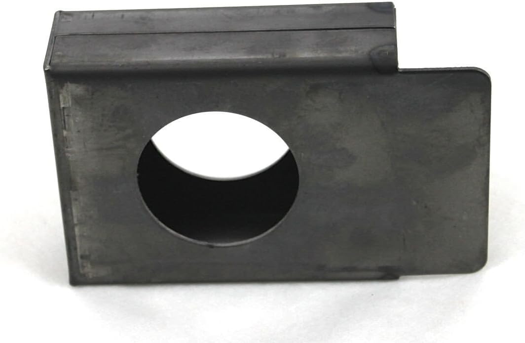 Gate Lockbox Single Hole Weldable Steel Unpainted (3 1/2" x 4 1/4" x 1 1/2")