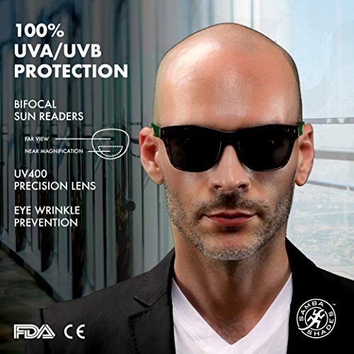 SAMBA SHADES Bifocal Built In Reading Sunglasses for Men and Women Classic Tortoise Readers Summer Sun2