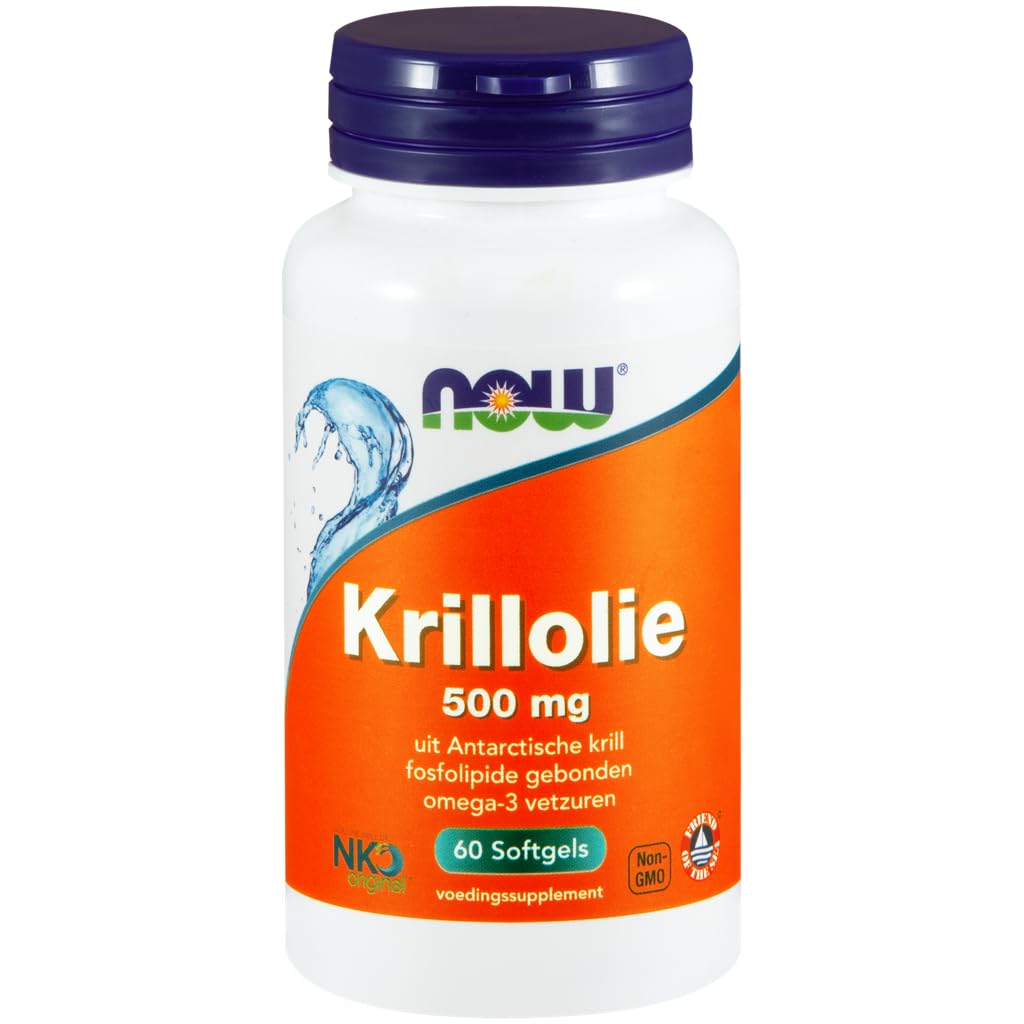 Now - Now Nahrungsergänzungsmittel mit Krillöl 500mg Kapsel - 60 Kapseln