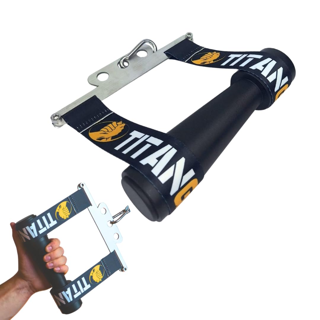 TG Wrist Wrench Conic – Appareil d'entraînement conique pour la force de préhension, la force des doigts et les poignets – Appareil d'entraînement pour câble de traction, broche de charge et bande de