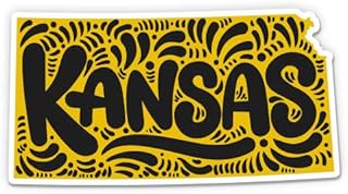 GT Graphics Kansas Shape Cute Letters Native Local - 3