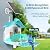 Bird Feeder with Camera, Smart Bird Feeder Camera with AI Identify Instant Notifications, FHD Live View,Birds Watching Camera with Solar Panel in Backyard, Ideal Gift for Family and Birds Lover,Blue