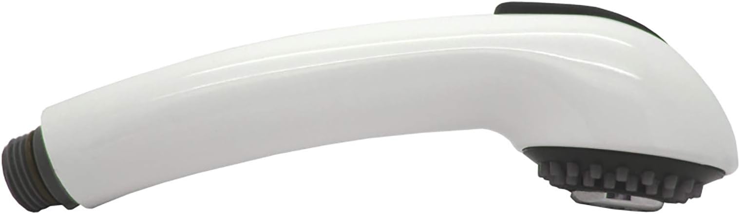 Dura Faucet RV Kitchen Faucet Designer Toggling Pull-Out Sprayer Replacement - for Dura Faucet Faucets Only (White)