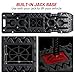 OFF ROAD BOAR Traction Boards, 2 Pcs Recovery Boards with Jack Lift Base, 4WD Recovery Traction Tracks with Bag for Snow, Sand, Mud (Black)