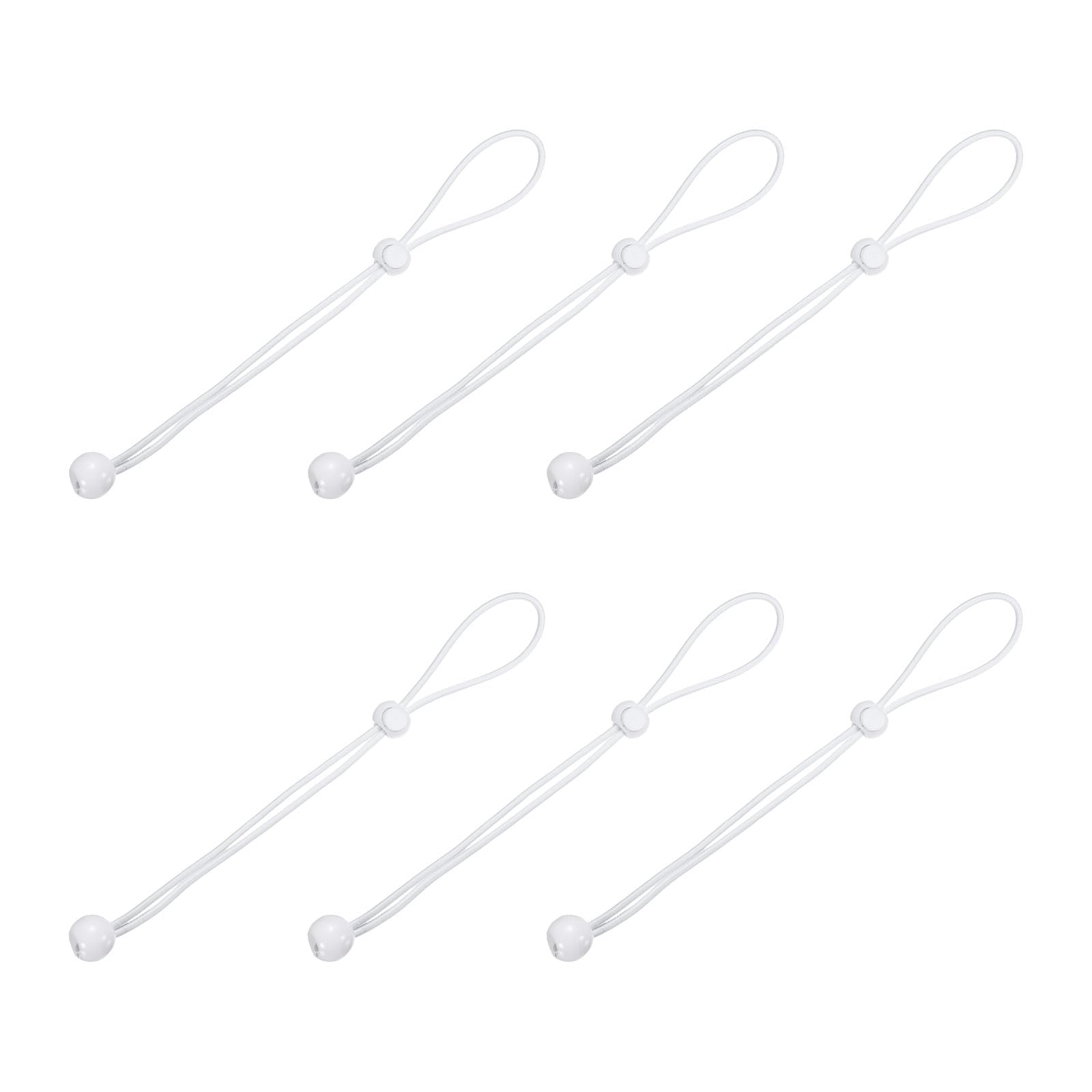 PATIKIL Ball Bungee Cords, (30cm / 12 Inch, White) (6 PCS) Universal Bungee Tie Downs, Suit for Exterior Roller Shades and Outdoor Roller Blinds Tents Canopies Tarp