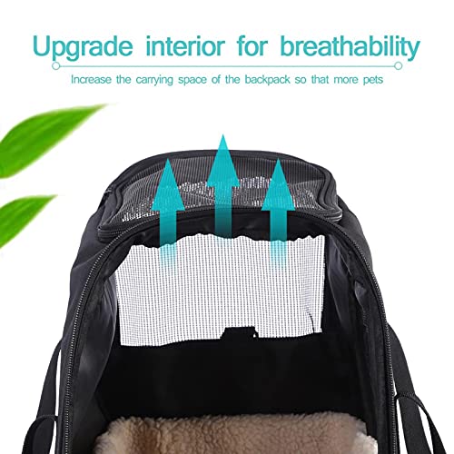 Sac de transport pour animal impression main avec papillon doux - 5