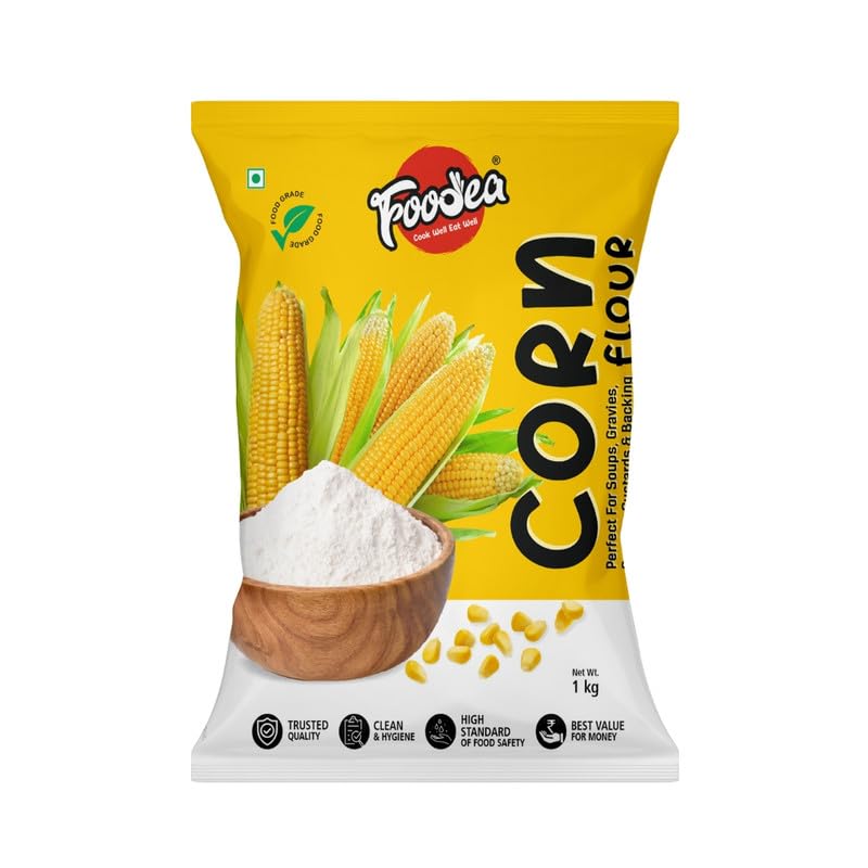 Corn Flour (Food Grade) 1Kg Pouch | Multipurpose | Food Wraper | Non-Stick (B0D636XL8V) Amazon Price History, Amazon Price Tracker