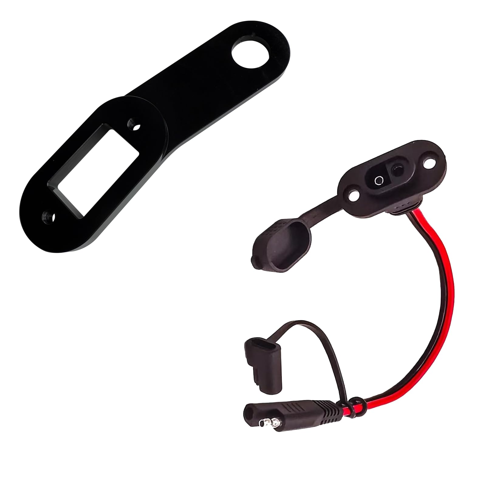 Amazon.com: Motorcycle Battery Charger Bracket,and Cable Holder