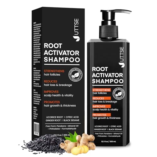 Root Activator Shampoo for Men: Hair Growth Shampoo for Hair Loss and Thinning Hair – 10.1 fl oz / 300 mL