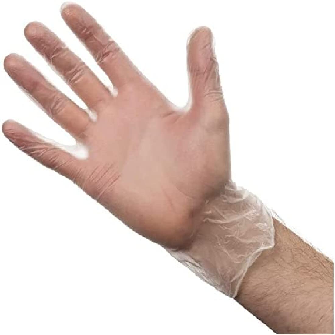 Vogue Y247-S Powder Free Vinyl Gloves, Size S (Pack of 100) โ image 1