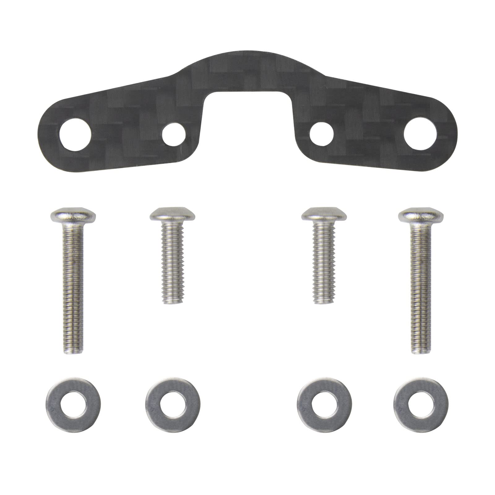 HOBOHY TT02 TT02B Carbon Steering Bridge Fixings for Tamiya RC Car TT-02 TT-02B Chassis Upgrades Replace Parts