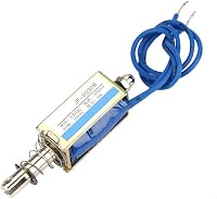 Hapivida JF-0530B Elektromágneses Szolenoid 12V 300mA 5N Húzó-Toló Típusú Lineáris Mágnes Ipari Automatizáláshoz - Kék 9