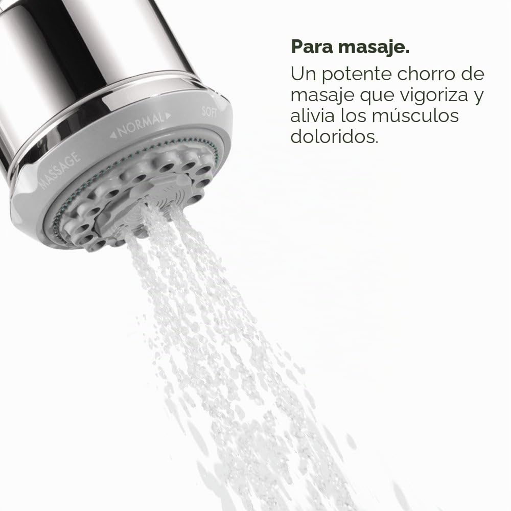 Hansgrohe 028496001 Alcachofa de Ducha, Cromado, 4.02 x 3.54 x 3.54 inches