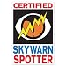 Skywarn Spotter Tornado car bumper sticker window decal 5" x 3"