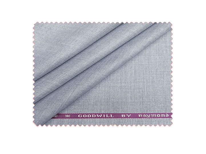 Goodwill by Raymond Trouser & Suiting Fabric Soft Feel (Light Grey, 1.30 MTR (Trouser))