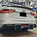 Compatible For と互換性がある Audi A4 S4 B8.5 Sedan 4 Pintu 2012-2016 Carbon Fiber Rear Bumper Lip Spoiler Rear Diffuser Protector(Standard Carbon Fibe)
