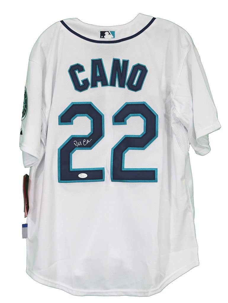 Robinson Cano Seattle Mariners Signed Autographed White #22 Jersey