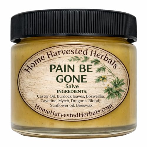 Pain Relief Herbal Salve – 2 oz – Home Harvested Herbals – Natural Relief for Aches, Muscles & Joint Discomfort