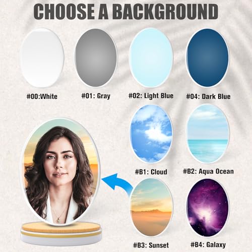 Image of Personalized Porcelain Photo Memorial Garden Stones, Headstones for Graves, Waterproof Outdoor Picture, Photo Plaques for Cemetery, Custom Cameo Insert, Ceramic Picture for Gravestones Grave Markers