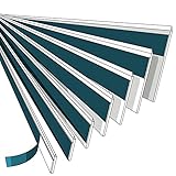 Nobily Fensterleiste 30mm mit Lippe, 1 m bis 50 m/PVC - Fensterleisten Flachleisten Kunststoffleisten Profileleisten Abschlussleisten Zierleisten zur Fenster Montage, Made in Germany