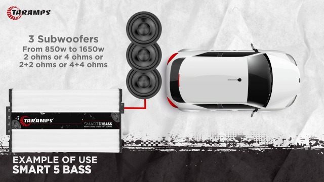 Amazon.com: Taramps Smart 5 Bass 1 Channel Monoblock Amplifier for