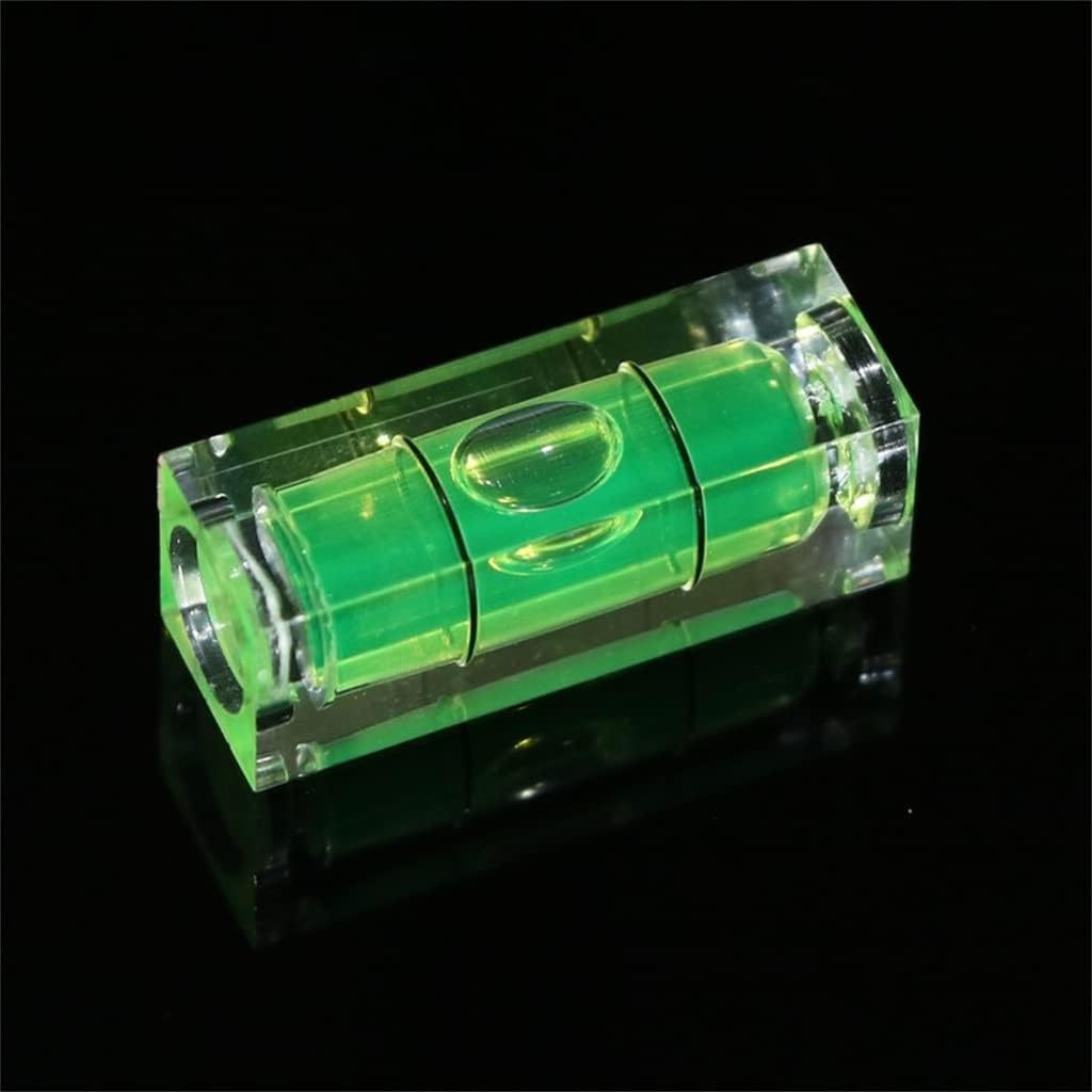 Square Spirit Level Bubble with Magnetic Stripe 10 PC Degree Mark Surface Measuring Tool (Color : As Shown, Size : One Size) (As Shown One Size)
