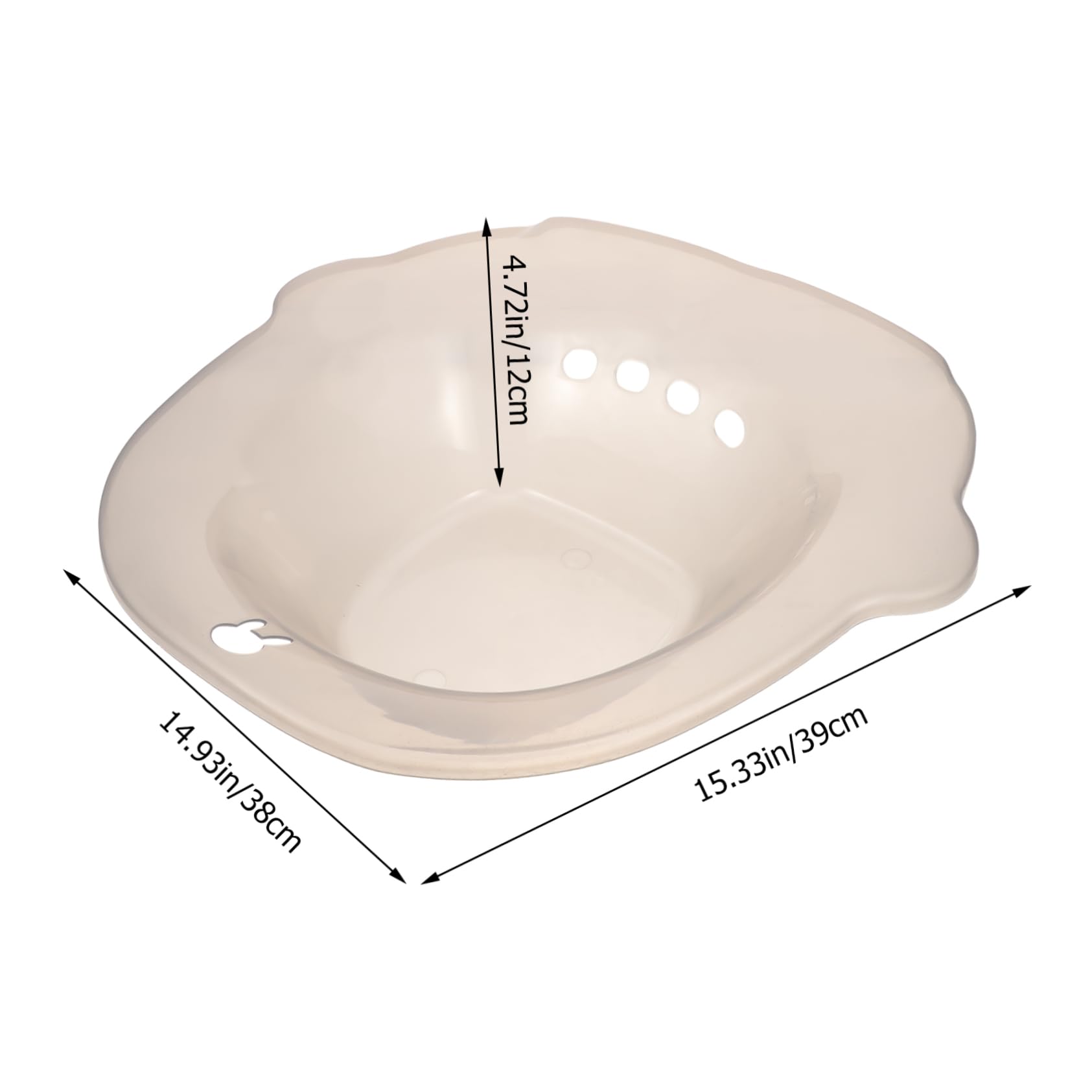 ARTSEWPLY Portable Sitz Bath Tub for Pregnant Women Relief Basin for Postpartum for Toilets Comfortable Hip Bath Experience