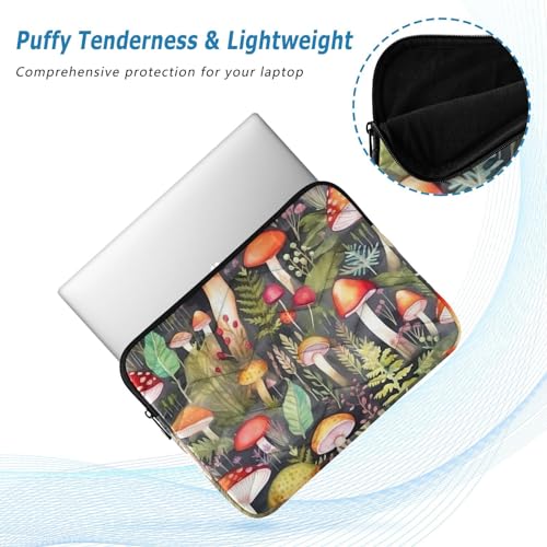 Funda para portátil 13-14 pulgadas impermeable con diseño de hongos miniatura 5