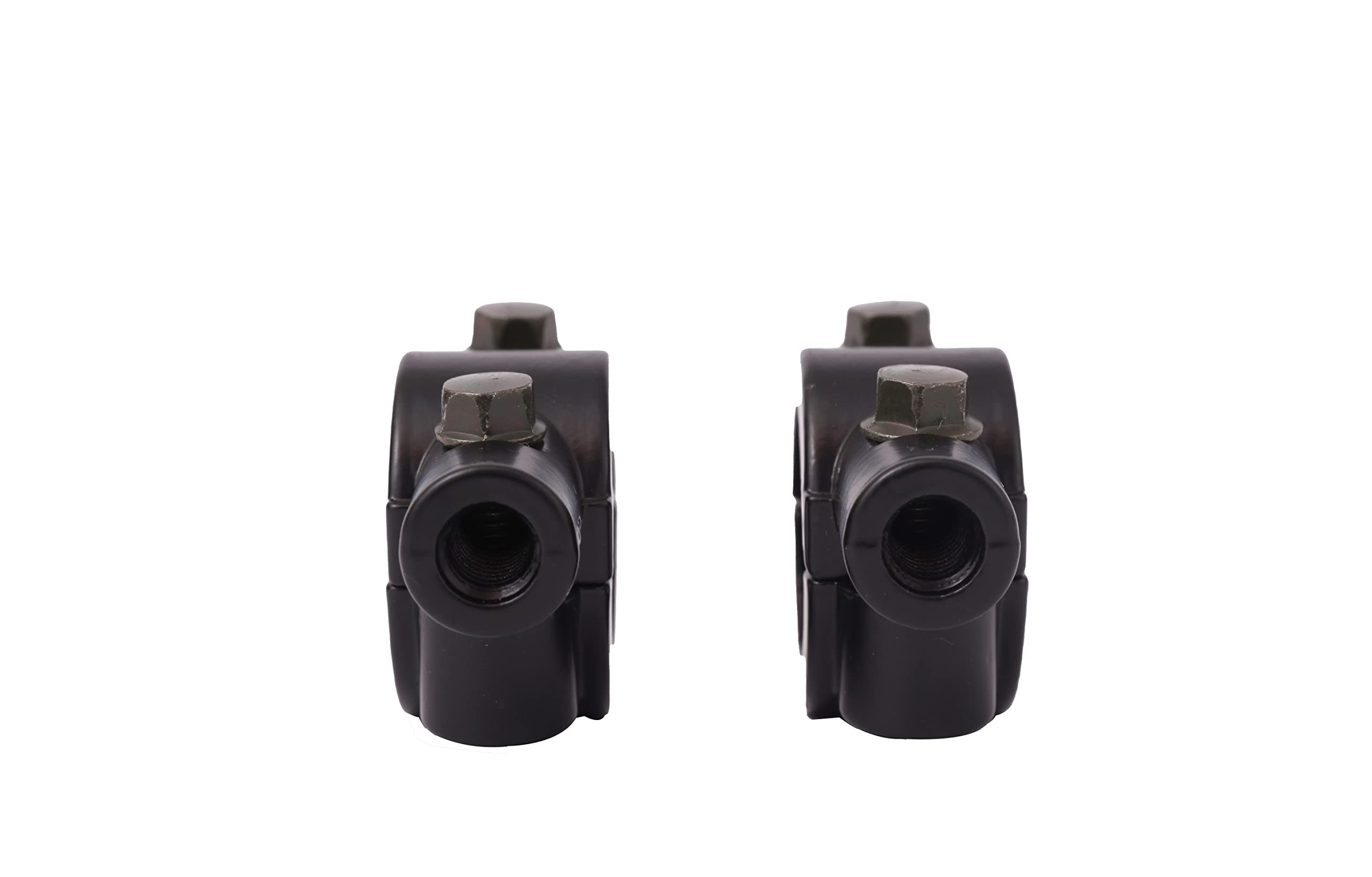 Para uniwersalnych lusterek motocyklowych 8 mm, do kierownicy 25 mm, kolor czarny